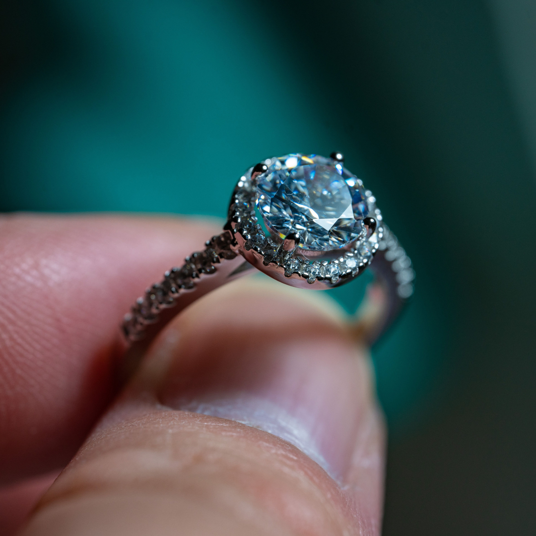 Step 4: The finished custom jewellery piece, polished and ready for presentation