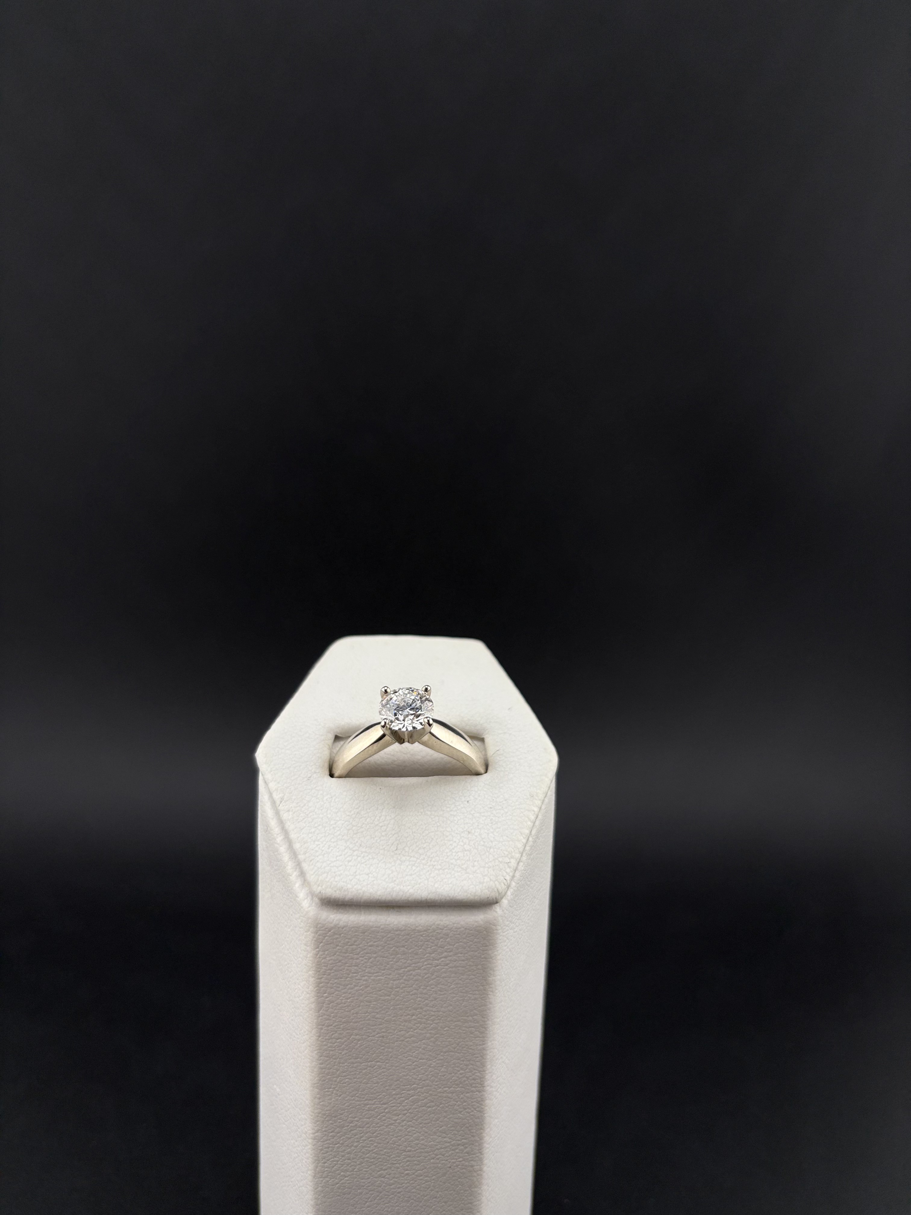 Yellow Gold Solitaire Diamond Ring