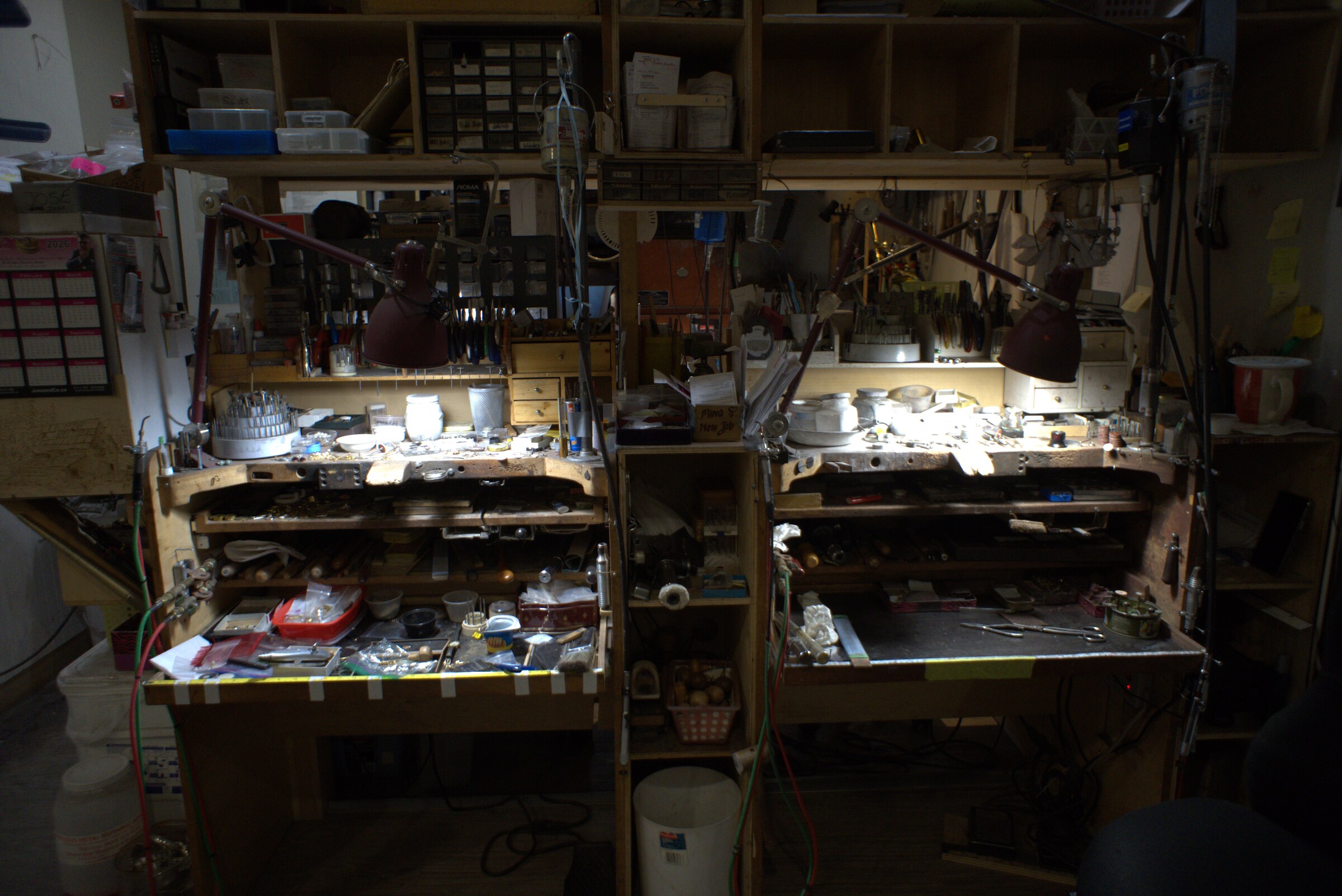 The jewellery studio